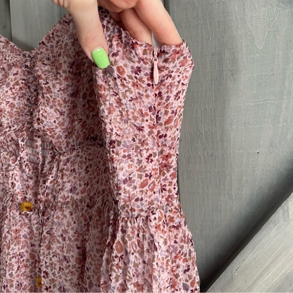 Seersucker Keyhole Tiered Midi Dress in Cottage Garden size 10 NWOT‎ - Picture 10 of 15